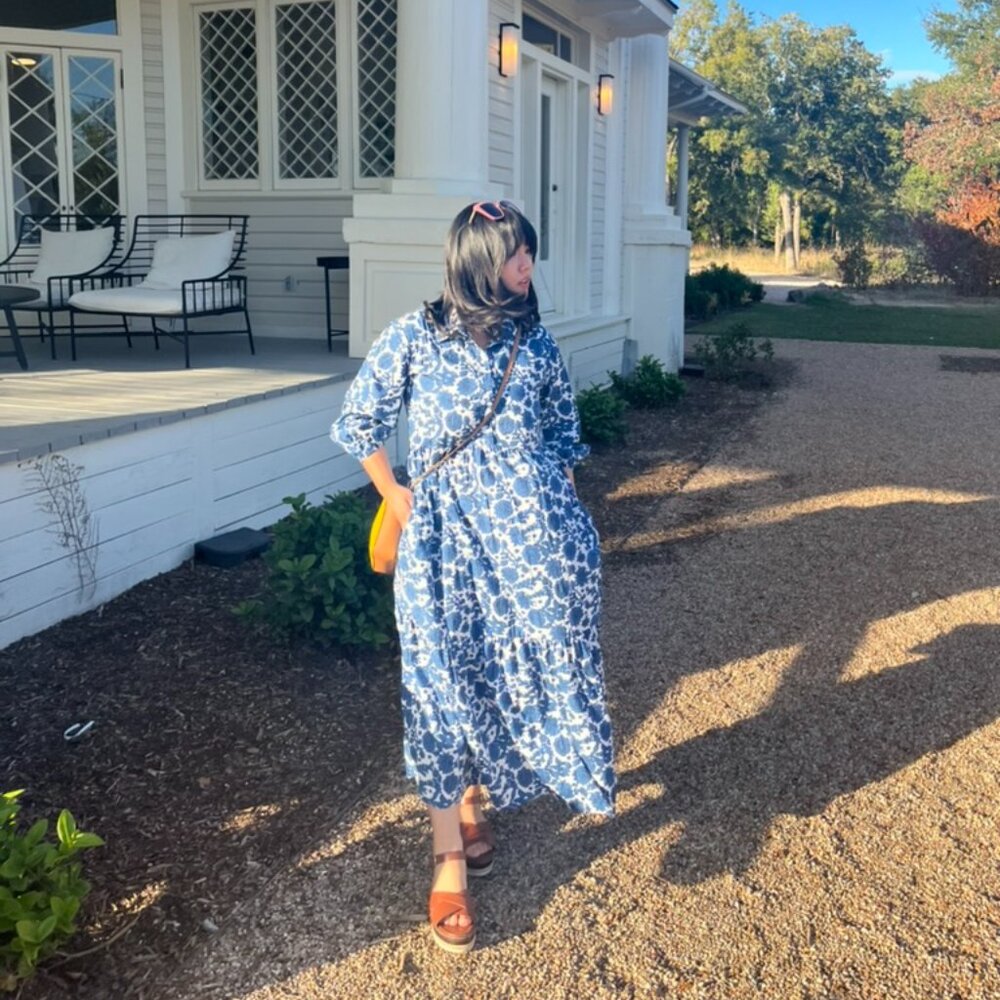 Anthropologie - The Bettina Tiered Shirt Dress by Maeve Size (Xsmall)